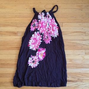 INC Flower Print Halter Top